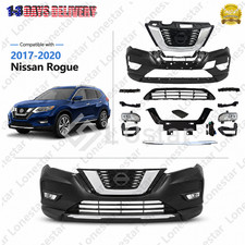 Compatible with Nissan Rogue 2017-2020 Unprimed W/Grille Complete Bumper Cover picture