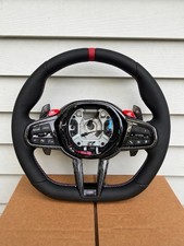 Forged Carbon for BMW G20 G22 G30 G80 G82 Heated Steering Wheel Paddle Shifter picture