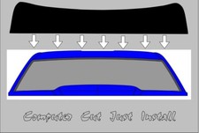 Fits 99-06 GMC Sierra Precut Windshield Window Tint Brow Visor - 5% picture