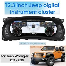 12.3 Digital Dash Instrument Cluster fr Jeep Wrangler JK,Speedometer Replacement picture