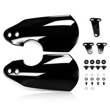 1 Pair Black Motorcycle Handguards Club Style for Harley 1996-2025 Dyna Softail picture
