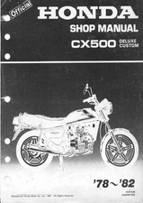 OEM Service Repair Shop Manual Honda cx500 1978-1982 Deluxe Custom COMB BOUND  picture