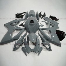 Gloss Nardo Gray Fairings Kit w/ Tank Cover Fit for SUZUKI GSXR600/750 06-07 ABS picture