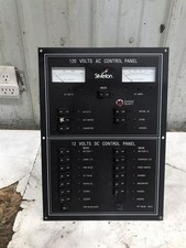 89 Silverton 34 340 Boat 120 V AC Shore power & 12V DC control panel board picture