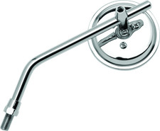 BIKEMASTER - 3in Adjustable Round Mirror 10mm Chrome | 600802 picture