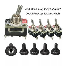 5X 12V SPST Toggle Flick Switch WATERPROOF ON/OFF For Marine Car Dash Light picture