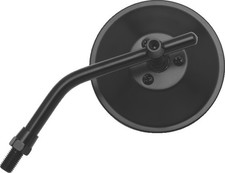 BikeMaster 600801 Round Adjustable Mirror 4in 10mm Black Matte Finish picture
