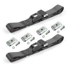 JP Wagoneer 1963 - 1991 Standard 2pt CH Belt Kit w/Brackets-2 Belts   picture