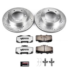 PowerStop Z36 Carbon-Fiber Ceramic Brake Pad with Drilled and Slotted Rotor Kit picture