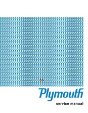 1966 Plymouth Factory Service Manual picture