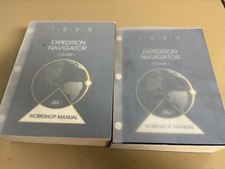 1999 Ford Expedition / Lincoln Navigator, Factory Service Manual, 2 Volume Set picture
