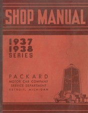 1937-1938 Packard CONDENSED VERSION Factory Shop Service Manual picture