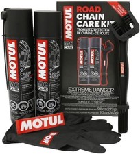 MOTUL 109767 Motorcycle Chain Clean Lube Kit C1 C2 Complete MC Care System Road picture