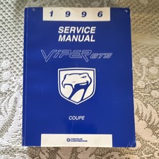 1996 Dodge Viper GTS Service Manual picture