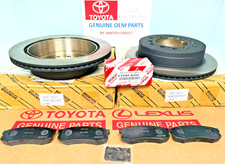 10-24 4Runner 10-14 FJCruiser X2 Rear Brake Rotor,Brake pad Kit GENUINE OEM PART picture