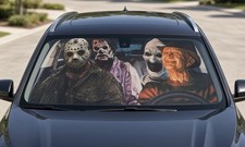 Car Windshield Sunshade Horror Movie Characters picture