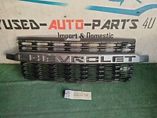 w/damages 2019 2022 CHEVROLET SILVERADO CUSTOM 1500 TRAILBOSS GRILLE OEM AY06587 picture