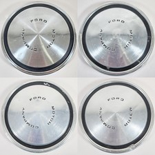 Vintage 1967-1976 Ford Dog Dish Hubcaps / Wheel Covers Fits 15