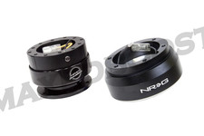 NRG Short Hub Steering Wheel Adapter BLK Quick Release Kit For Jetta Golf 89-98 picture