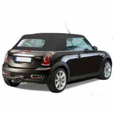 2009-15 Mini Cooper Convertible Top Black Twill Cloth & Heated Glass Window picture