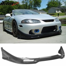 Fits 97-99 Mitsubishi Eclipse JDM Sport Style PU Front Bumper Lip Chin Spoiler picture