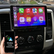 For 2009-2012 Dodge RAM 1500 2500 3500 GPS Stereo CarPlay Radio 64G 10.1