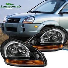 For 2005-2009 Hyundai Tucson Halogen Headlights Headlamp Driver Passenger Side picture