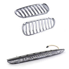 Fit for BMW Z4 E85 03-08 3rd Third High Brake Light White & Chrome Front Grille picture