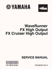 yamaha 2004-2007 Waverunner FX 1100 High Output Service Manual picture