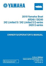 Yamaha Boat Owners Manual Book 2019 AR240, SX240 & 242 Limited S picture