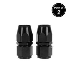 LokoCar 10AN Hose End Fitting Straight Swivel for CPE Braided Hose Black 2Pcs picture