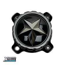 MSA Offroad Wheel Center Cap Gloss Black W/ Chrome Star MSACAP3-GB-C picture