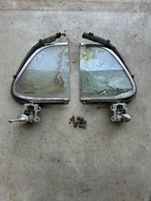 1937 1938 Chevy Door VENT WINDOW ASSEMBLIES Original GM Pair with hardware  picture