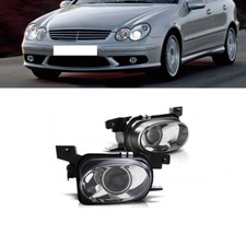 Pair AMG Style Front Bumper Fog Lamp For Mercedes Benz W203 C32 C55 2000-2007 picture