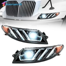 Pair of LED Projector Headlights for 2002-2018 International 4200/4300/4400/4900 picture