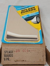 (6) Vintage NOS 1981 SPLASH GUARDS by JEFFREY ALLAN  NEW OLD STOCK 80s Accessory picture