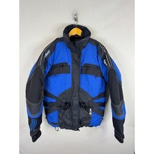 Ski-Doo Bombardier RPM Snowmobile Jacket Blue Black 440363 Mens Medium picture