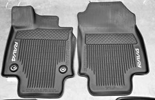2019 Rav4 FloorMat Black Rubber ALL Weather Liners Genuine OEM PT908-42215-20 picture