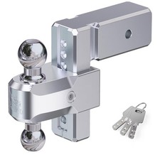 Adjustable Trailer/Tow  Hitch, Fits 3 inch Receiver 6