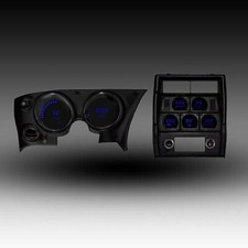 1968-1977 Corvette LED Direct Replacement Digital Cluster, Blue LEDs Made in USA picture