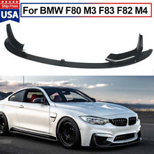 MP Style Front Bumper Lip Splitter Gloss Black For BMW M3 F80 M4 F82 F83 2015-20 picture