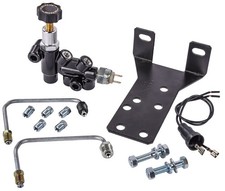 JEGS Adjustable Brake Proportioning Valve Kit with Mounting Bracket and Brake picture