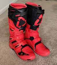 Leatt 4.5 MX EVO Boots - Red / Black - Size 10 picture
