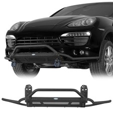 Fit 2011-2014 Porsche Cayenne 958.1 Offroad Tube Front Bumper Steel Bull Bar picture