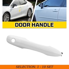 1-10X White Outside Door Handle Front Left Fit Toyota Avalon 2019-22 Driver Side picture