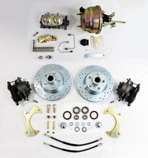 1958-1960 Ford Thunderbird disc brake conversion new drilled slotted rotors picture