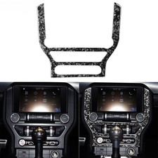 Forged Carbon Fiber Center Console Panel Cover Trim For Ford Mustang GT 2015-23 picture