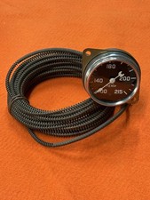 NOS Vintage Stewart Warner Temperature Oil Gauge Auburn Style Crescent Needle picture