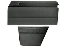 FOR MERCEDES W114 COUPE 250C BLACK LEATHERETTE DOOR PANEL SET 4 PCS PAIR picture