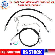 For 1976-79 Ford F-100/150 78-79 Bronco V8 A/C Discharge Suction Hoses Lines Kit picture